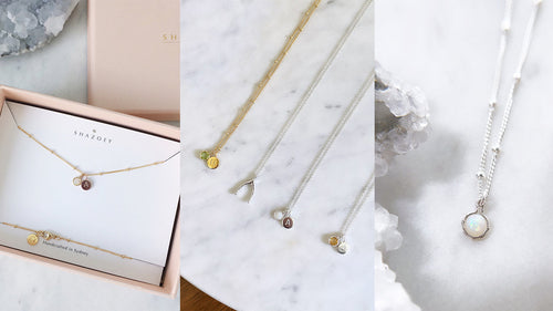 Australian jewellery brand with personalised jewellery and birthstone necklaces