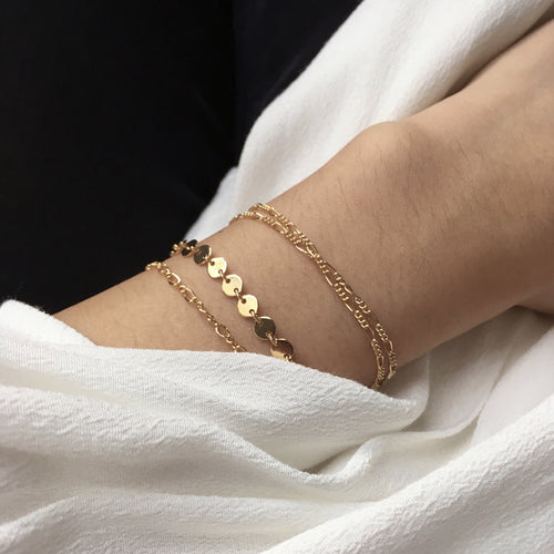 dainty gold bracelets minimalist Australian jewellery 