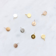 Personalised initial pendants for necklaces custom letter charms in gold sterling silver and rose gold vermeil Australian jewellery brand