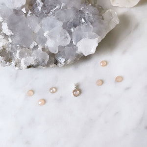 Peach Moonstone Pendant