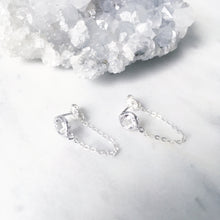 Chain Stud Earrings | Silver