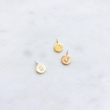 Custom initial pendants for personalised jewellery in gold, sterling silver and rose gold vermeil Australian handmade jewellery